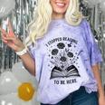 I Stopped Reading To Be Here Introvert Book Lover Bookworm Comfort Color Blast T-Shirt Amethyst I Stopped Reading To Be Here Introvert Book Lover Bookworm Comfort Color Blast T-Shirt Amethyst
