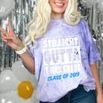 Straight Outta Third Grade Class Of 2019 Graduation Comfort Color Blast T-Shirt Amethyst