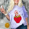 Strawberry Shortcake Sitting On Strawberry Retro Nostalgia Comfort Color Blast T-Shirt Amethyst