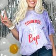 Students Bye Shirt Last Day Of School Graduation 2019 Comfort Color Blast T-Shirt Amethyst