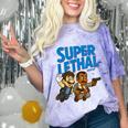 Super Lethal Cute Nostalgia Comfort Color Blast T-Shirt Amethyst