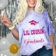 Super Proud Little Cousin Of 2025 Graduate Graduation Family Premium Tri-Blend Comfort Color Blast T-Shirt Amethyst