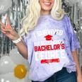 I Survived My Boyfriend's Bachelor's Degree Graduation Comfort Color Blast T-Shirt Amethyst