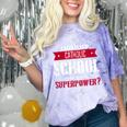 I Survived Catholic School Shirt Catholic Graduation Comfort Color Blast T-Shirt Amethyst
