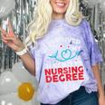 I Survived My Daughter's Nurse Degree School Graduation Comfort Color Blast T-Shirt Amethyst