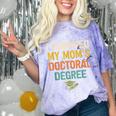 i Survived My Moms Doctoral Degree Doctorate Graduation Comfort Color Blast T-Shirt Amethyst