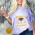 i Survived My Moms Doctorate Program Graduation Comfort Color Blast T-Shirt Amethyst
