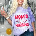 I Survived My Mom’s Nursing Degree Nurse Nursing Graduation Comfort Color Blast T-Shirt Amethyst