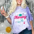 I Survived Nursing School Class Of 2026 Nurse Graduation Comfort Color Blast T-Shirt Amethyst