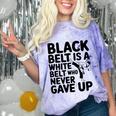 Taekwondo Belt Club Graduation Comfort Color Blast T-Shirt Amethyst
