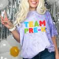 Team Pre-K Shirt Teacher Boy Girl Back To School Graduation Comfort Color Blast T-Shirt Amethyst