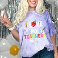 Teens Graduation I Heart My Teacher I Love My Teachers Comfort Color Blast T-Shirt Amethyst