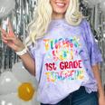 Thank You 1st Grade Teachers Graduation Last Day Of School Comfort Color Blast T-Shirt Amethyst