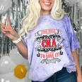 Tough Crazy CNA Product Great For CNA Nurse Graduation Comfort Color Blast T-Shirt Amethyst