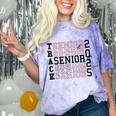 Track Senior Night Track Senior 2025 Graduation 60 Comfort Color Blast T-Shirt Amethyst