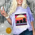 Unique Art For Introverted Cat Fans -Adults Cat Humorous Introvert Small Comfort Color Blast T-Shirt Amethyst