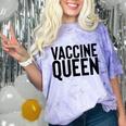 Vaccine Queen Nursing Graduation Shirt Comfort Color Blast T-Shirt Amethyst