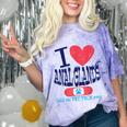 Vet Tech I Love Veterinary Technician Graduation Comfort Color Blast T-Shirt Amethyst