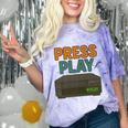 VHS Cassette Retro Analog Nostalgia Theme Premium Comfort Color Blast T-Shirt Amethyst VHS Cassette Retro Analog Nostalgia Theme Premium Comfort Color Blast T-Shirt Amethyst