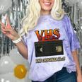 VHS Tape Nostalgia Old School Technology Humor Premium Comfort Color Blast T-Shirt Amethyst
