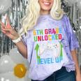VIDEO GAMER Graduation Student Teacher Last Day School Kids Comfort Color Blast T-Shirt Amethyst