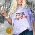 Waiting For You To Make The First Move Introvert Minimal Comfort Color Blast T-Shirt Amethyst
