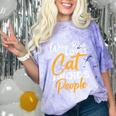 Wears Loves Cats Avoids People I Introvert Comfort Color Blast T-Shirt Amethyst Wears Loves Cats Avoids People I Introvert Comfort Color Blast T-Shirt Amethyst