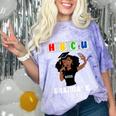 Women HBCU Grad 2025 College Graduation Apparel Comfort Color Blast T-Shirt Amethyst
