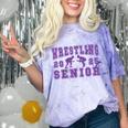Wrestling Senior Night Wrestling Senior 2025 Graduation 49 Comfort Color Blast T-Shirt Amethyst