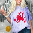 Yk2 Grunge Scary Cat With Shooting Stars 90s Nostalgia Comfort Color Blast T-Shirt Amethyst