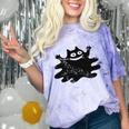 Yk2 Grunge Scary Cat With Tail Tomboy 90s Nostalgia Indie Comfort Color Blast T-Shirt Amethyst