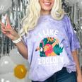 Zoologist Scientist Wildlife Biologist Zoology Introverted Comfort Color Blast T-Shirt Amethyst