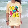 1986 Retro Raised In The 80s Old School Nostalgia Vibes Comfort Color Blast T-Shirt Citrine