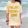2018 Done High School Senior Graduation New Years Eve Shirt Comfort Color Blast T-Shirt Citrine