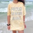 2018 Senior Aunt SEN18R Class Graduation Party T Shirt Comfort Color Blast T-Shirt Citrine