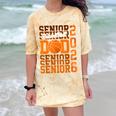 2026 Basketball Senior Dad Graduation Matching Family Comfort Color Blast T-Shirt Citrine