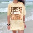 2026 Football Senior Grandpa Graduation Matching Family Comfort Color Blast T-Shirt Citrine
