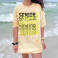 2026 Tennis Senior Brother Graduation Matching Family Comfort Color Blast T-Shirt Citrine