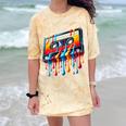 80s 90s Retro Party Costume Nostalgia Cassette Comfort Color Blast T-Shirt Citrine