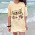 80s 90s Retro Party Costume Nostalgia Cassette Tape Pencil Comfort Color Blast T-Shirt Citrine