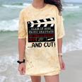 8th Grade Graduation 2026 Graduate Clapperboard Comfort Color Blast T-Shirt Citrine