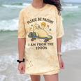90s Manatee Humor Please Patient I'm From The 1900s Comfort Color Blast T-Shirt Citrine