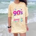 90's Party 90s Nostalgia Retro Rave Dance Music Comfort Color Blast T-Shirt Citrine