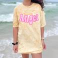 Angel Y2k Aesthetic 2000s Millennial Nostalgia Retro Pink Comfort Color Blast T-Shirt Citrine