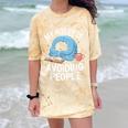 Anti-Social Club Homebody Introvert Hibernate Hermit Shyness Comfort Color Blast T-Shirt Citrine
