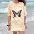 Antisocial Butterfly Aesthetic Introvert For Women Men Comfort Color Blast T-Shirt Citrine