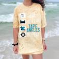 Athletic Trainer Eat Sleep Tape Ankles Graduation Comfort Color Blast T-Shirt Citrine