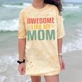 Awesome Like My Mom For Graduation Day Comfort Color Blast T-Shirt Citrine
