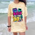 Back To The 90s Nostalgia Cassette Game Console Boombox Comfort Color Blast T-Shirt Citrine