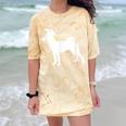 Basenji Graduation Dog Graduate Comfort Color Blast T-Shirt Citrine